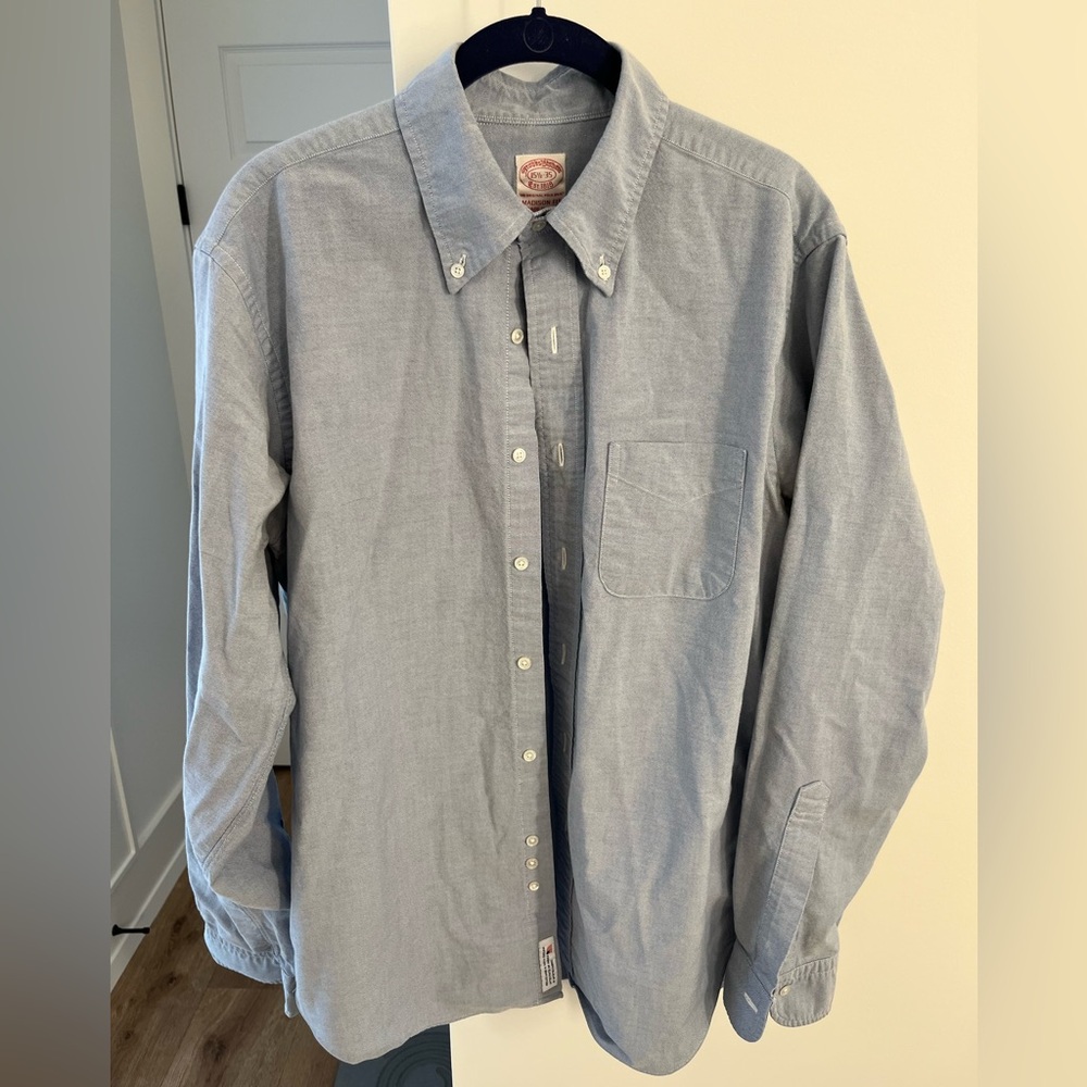 Men’s Brooks Brothers made in USA Oxford cloth button down